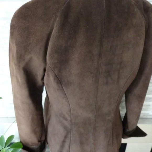 Danier Brown Suede Jacket - Picture 5 of 5